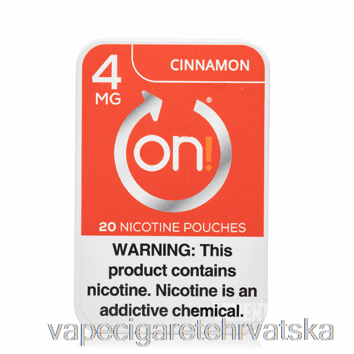 Vape Hrvatska On! Nikotinske Vrećice - Cimet 4mg